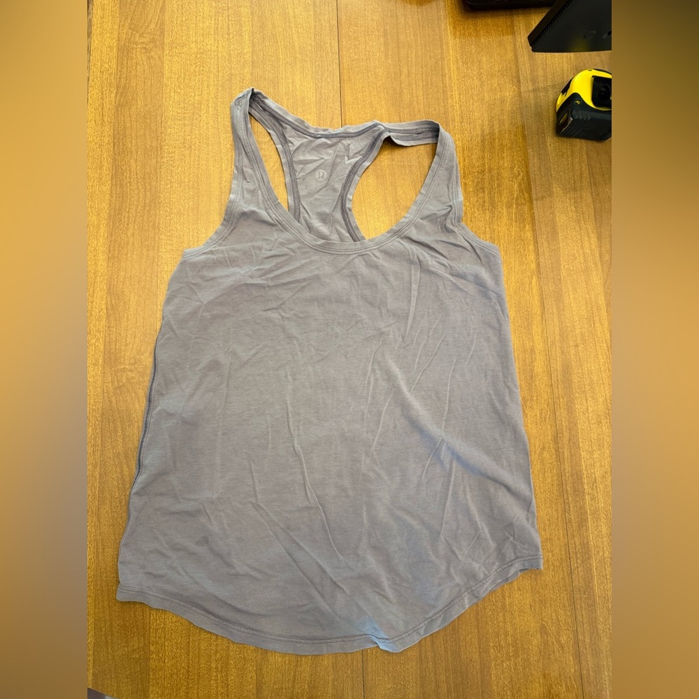 Grey Lululemon tank top